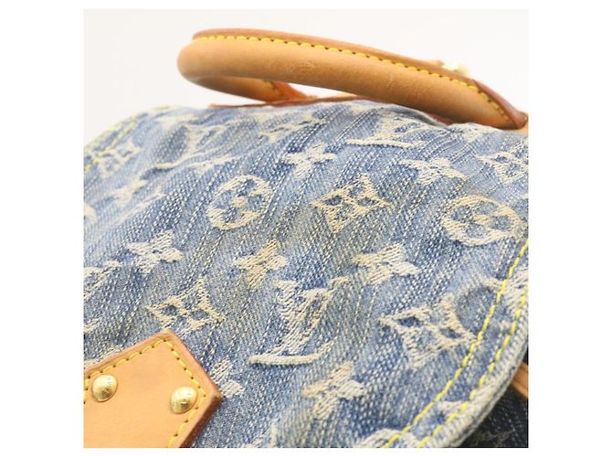 LOUIS VUITTON Zaino Monogram Denim GM Blu M95056 LV Auth 23405V - vista 4
