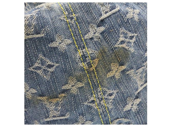 LOUIS VUITTON Zaino Monogram Denim GM Blu M95056 LV Auth 23405V - vista 7