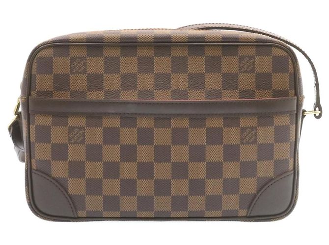 LOUIS VUITTON Borsa a Spalla Trocadero 27 Damier Ebene N48085 LV Auth 27264SAV - vista 13