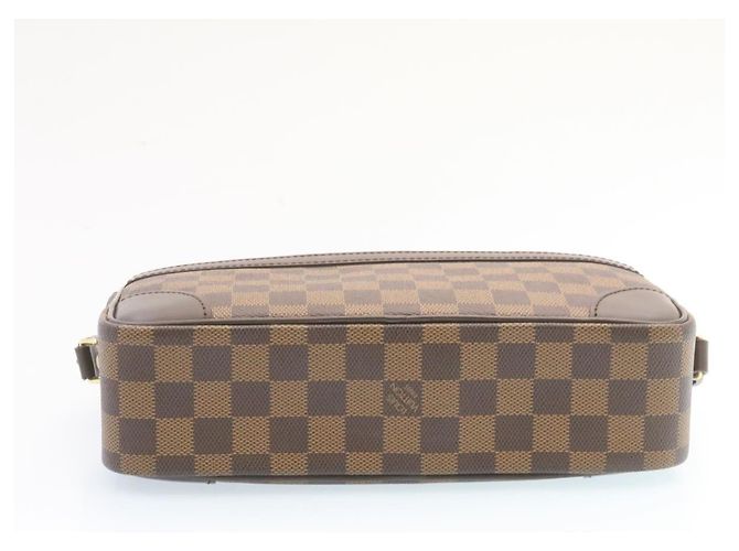 LOUIS VUITTON Borsa a Spalla Trocadero 27 Damier Ebene N48085 LV Auth 27264SAV - vista 5