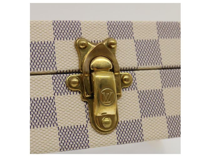 LOUIS VUITTON Coffret Polyvalent Damier Azur Boîte à Bijoux SPO N33618 Auth 29521SV - vue 17