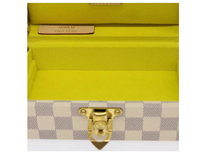 LOUIS VUITTON Coffret Polyvalent Damier Azur Boîte à Bijoux SPO N33618 Auth 29521SV - vue 9