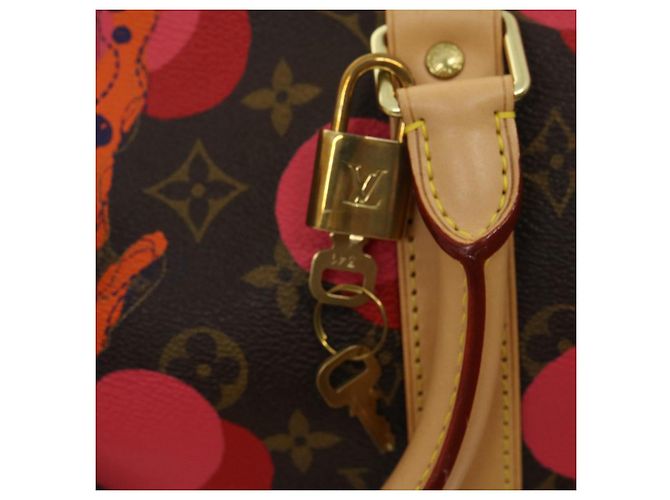 LOUIS VUITTON Borsa Keepall Bandoulière 45 Monogram Ramages M41413 Auth LV 29545SV Monogramma - vista 21