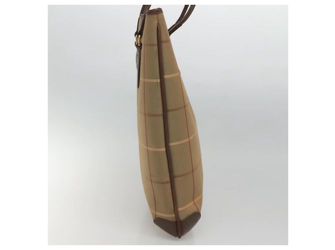 Autre Marque Burberrys Nova Check Tote Bag aus Canvas Beige Gold Auth bs28014 Golden - Ansicht 4