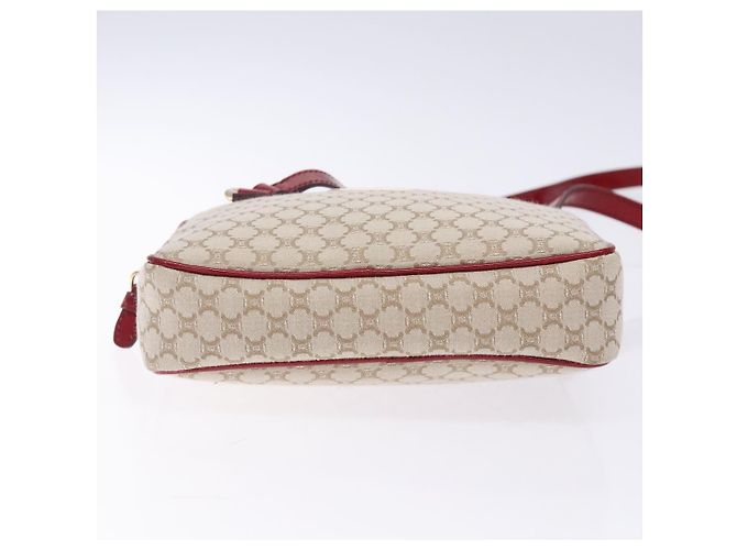 Céline Borsa a Spalla in Tela Macadam CELINE Beige Oro Auth gh228 D'oro - vista 5