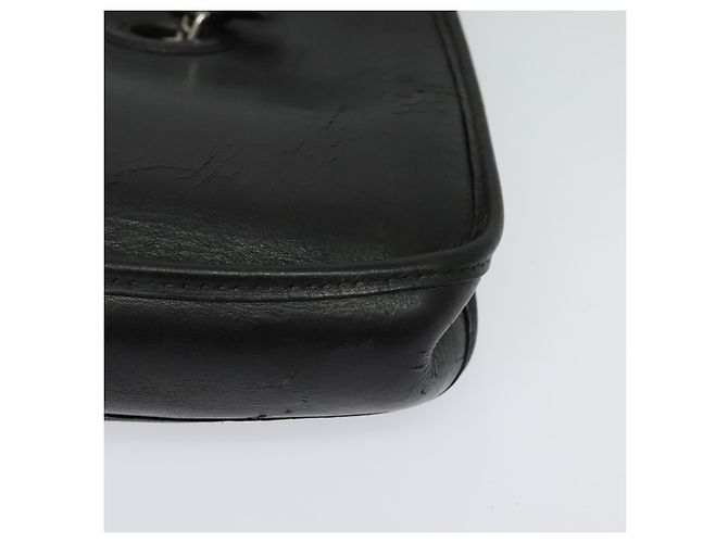 Hermès HERMES Borsa a Spalla Vespa TPM in Pelle Nera Auth bs27999 Nero - vista 14
