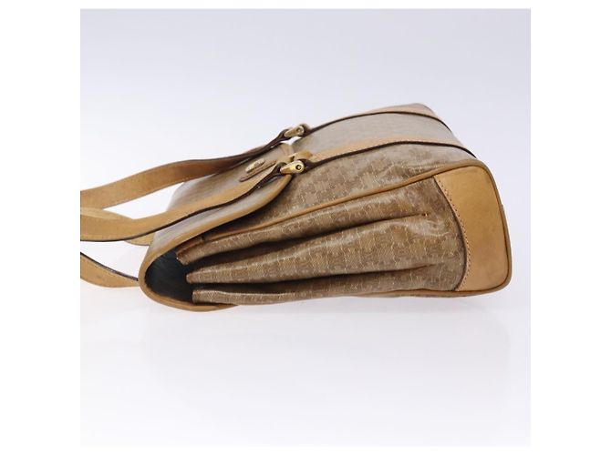 Céline Borsa a mano in tela Macadam CELINE PVC beige oro Auth bs27832 D'oro - vista 4