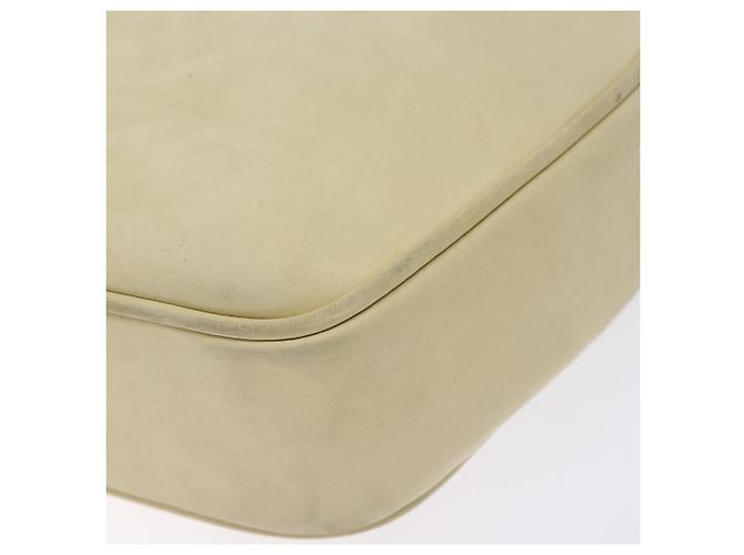 Borsa a Spalla Gancini in Camoscio Beige Oro Salvatore Ferragamo Auth bs27824 D'oro - vista 14