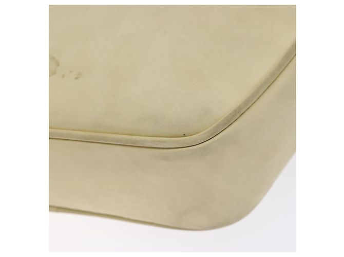 Borsa a Spalla Gancini in Camoscio Beige Oro Salvatore Ferragamo Auth bs27824 D'oro - vista 16