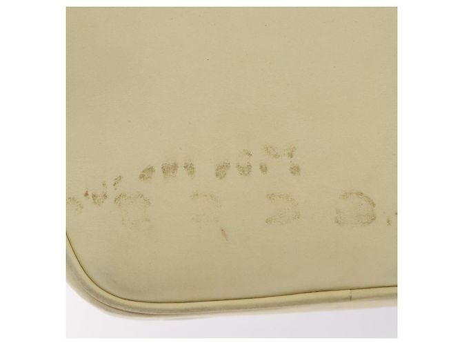 Borsa a Spalla Gancini in Camoscio Beige Oro Salvatore Ferragamo Auth bs27824 D'oro - vista 9
