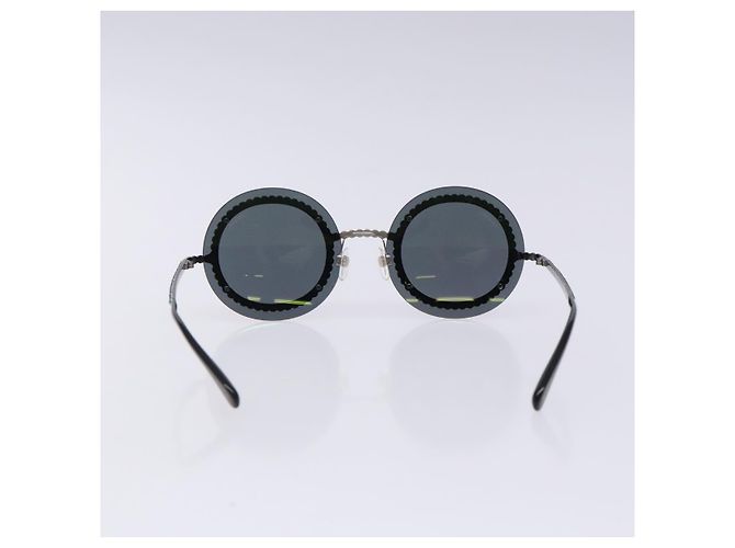Gafas de sol CHANEL de plástico Negro CC Auth 131207V - vista 2