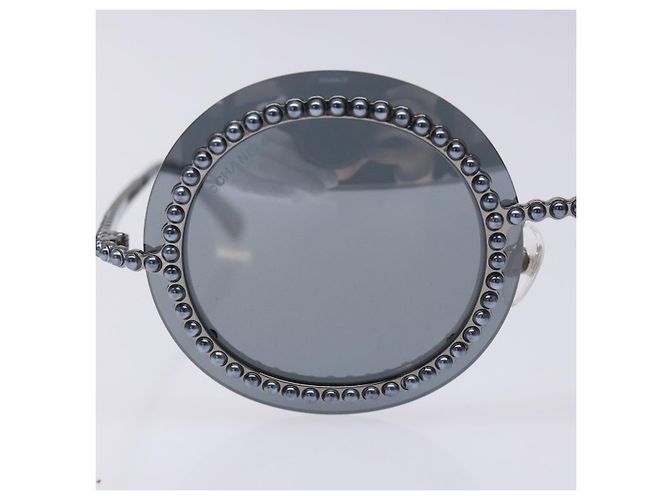Gafas de sol CHANEL de plástico Negro CC Auth 131207V - vista 5