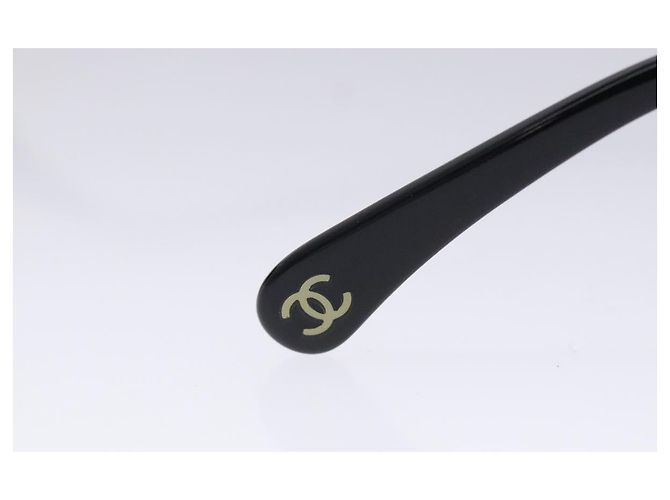 Gafas de sol CHANEL de plástico Negro CC Auth 131207V - vista 7