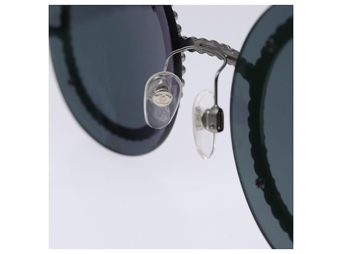 Gafas de sol CHANEL de plástico Negro CC Auth 131207V - vista 8