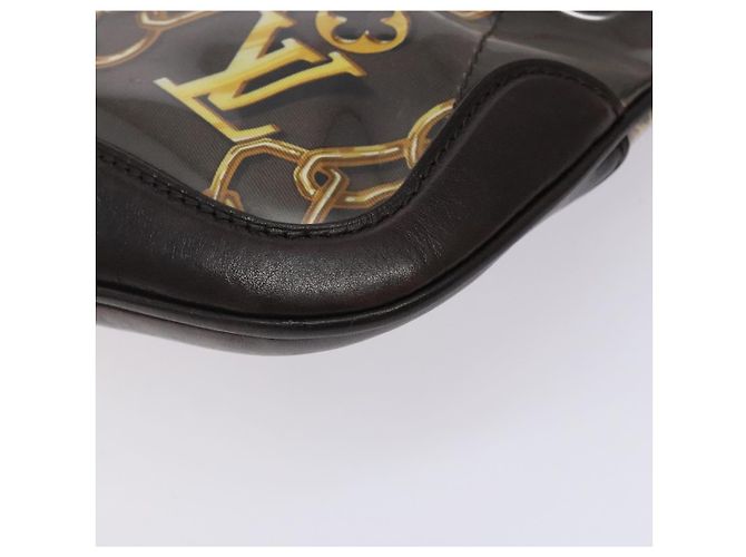 LOUIS VUITTON Monogram Charm Borsa Chiusura Marrone Scuro M95155 LV Auth 131805 - vista 15