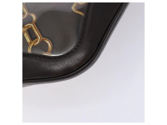 LOUIS VUITTON Monogram Charm Borsa Chiusura Marrone Scuro M95155 LV Auth 131805 - vista 16