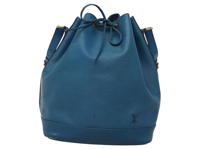 LOUIS VUITTON Sac à épaule Epi Noe Bleu Toledo M44005 LV Auth gh458 - vue 13