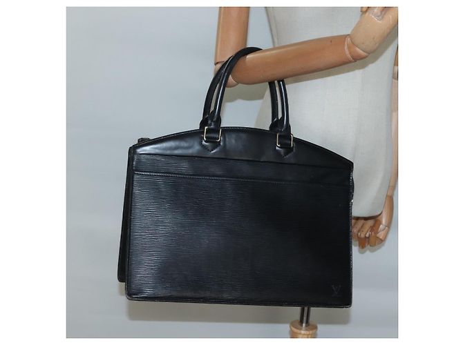 LOUIS VUITTON Borsa a Mano Epi Riviera Nera M48182 LV Auth ep9583 Nero - vista 22