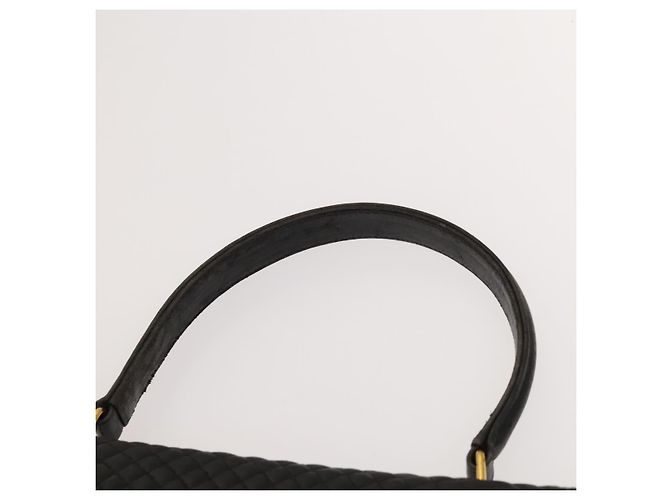 BALLY Borsa a Mano in Pelle PVC 2 Set Nero Marrone Oro Auth 131567 D'oro - vista 14