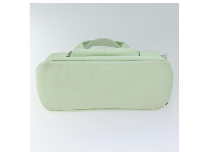 PRADA Borsa a Mano Nylon 2 vie Verde Chiaro Auth 68918AV Blu chiaro - vista 5