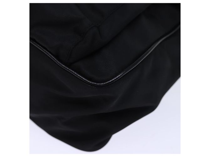 Borsa a Spalla PRADA in Nylon e Pelle Nera Auth am6182V Nero - vista 15