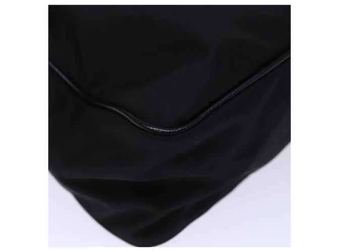 Borsa a Spalla PRADA in Nylon e Pelle Nera Auth am6182V Nero - vista 16