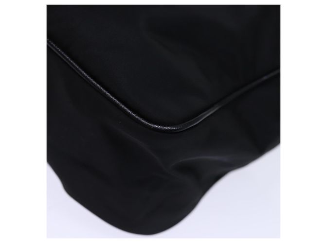 Borsa a Spalla PRADA in Nylon e Pelle Nera Auth am6182V Nero - vista 17