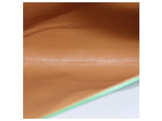 Céline Borsa a Spalla in Pelle Verde CELINE Auth 75227AV - vista 10