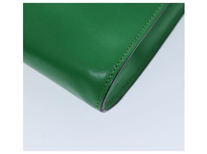 Céline Borsa a Spalla in Pelle Verde CELINE Auth 75227AV - vista 14