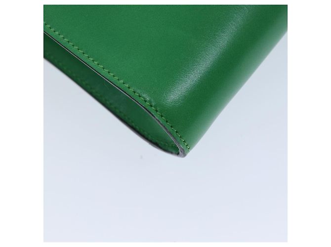 Céline Borsa a Spalla in Pelle Verde CELINE Auth 75227AV - vista 15