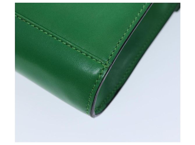 Céline Borsa a Spalla in Pelle Verde CELINE Auth 75227AV - vista 16