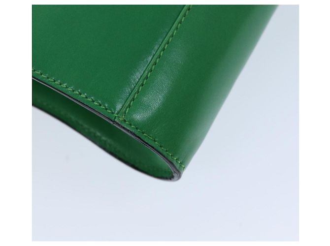 Céline Borsa a Spalla in Pelle Verde CELINE Auth 75227AV - vista 17