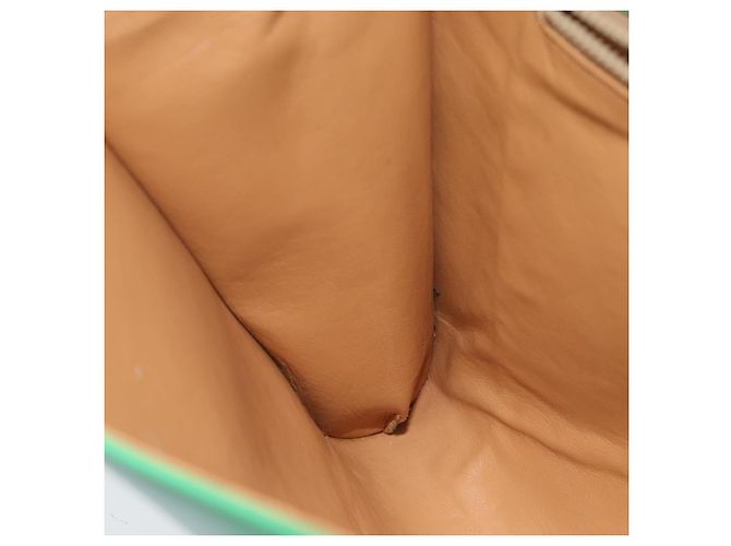 Céline Borsa a Spalla in Pelle Verde CELINE Auth 75227AV - vista 20