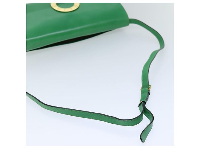 Céline Borsa a Spalla in Pelle Verde CELINE Auth 75227AV - vista 7