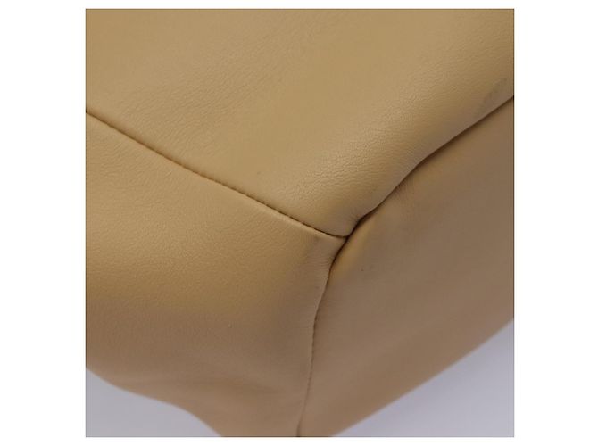 BOTTEGA VENETA Bolso de mano de cuero 2 en 1 Beige Auth hk1443V - vista 14