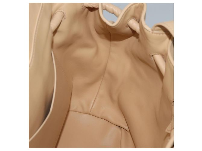 BOTTEGA VENETA Bolso de mano de cuero 2 en 1 Beige Auth hk1443V - vista 19