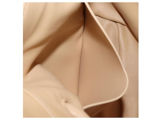BOTTEGA VENETA Bolso de mano de cuero 2 en 1 Beige Auth hk1443V - vista 21