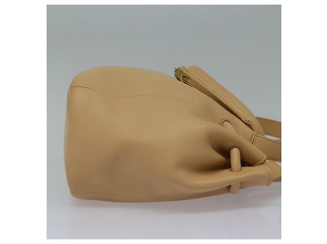 BOTTEGA VENETA Bolso de mano de cuero 2 en 1 Beige Auth hk1443V - vista 4