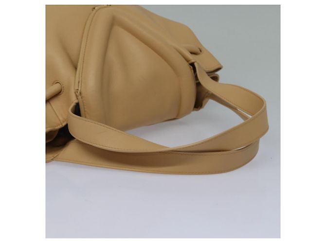 BOTTEGA VENETA Bolso de mano de cuero 2 en 1 Beige Auth hk1443V - vista 7
