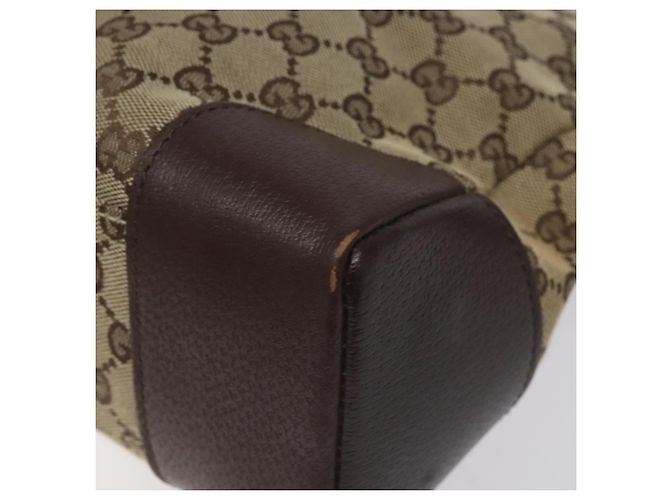 Borsa a Spalla GG Canvas Gucci Beige Argento 110054 Auth ep7544 - vista 12