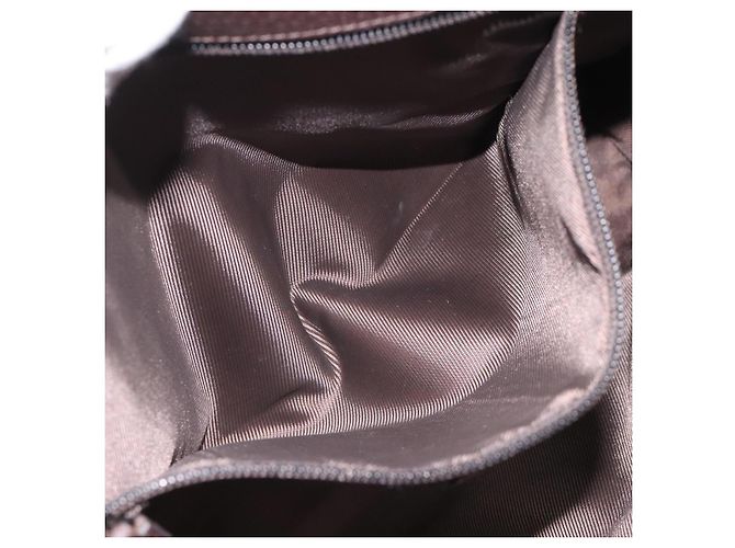 Borsa a Spalla GG Canvas Gucci Beige Argento 110054 Auth ep7544 - vista 20