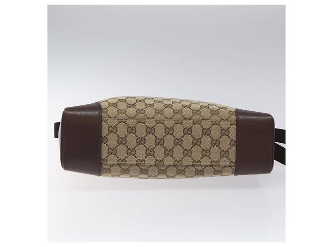 Borsa a Spalla GG Canvas Gucci Beige Argento 110054 Auth ep7544 - vista 9