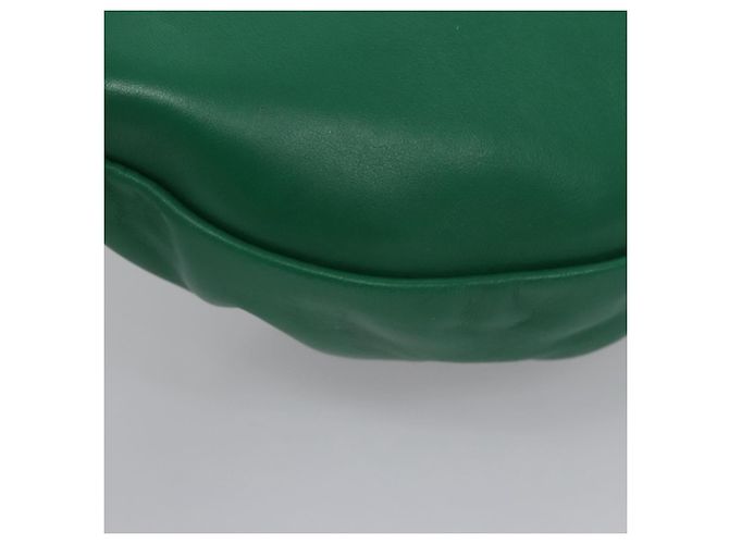 Autre Marque Borsa a Spalla in Pelle Bottega Veneta con Catena Verde Auth EC599V - vista 16