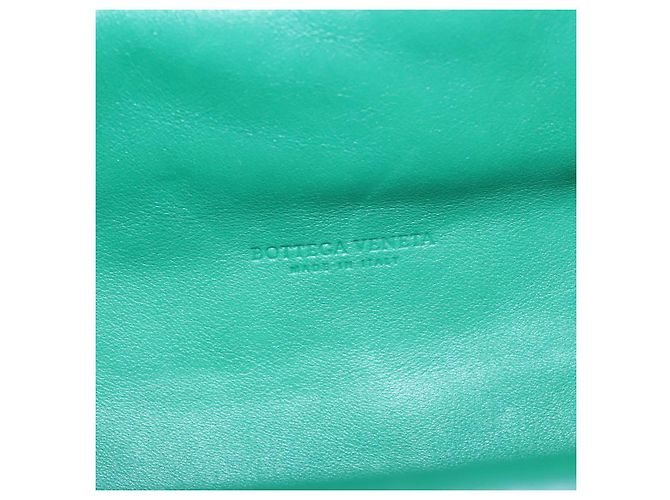 Autre Marque Borsa a Spalla in Pelle Bottega Veneta con Catena Verde Auth EC599V - vista 17