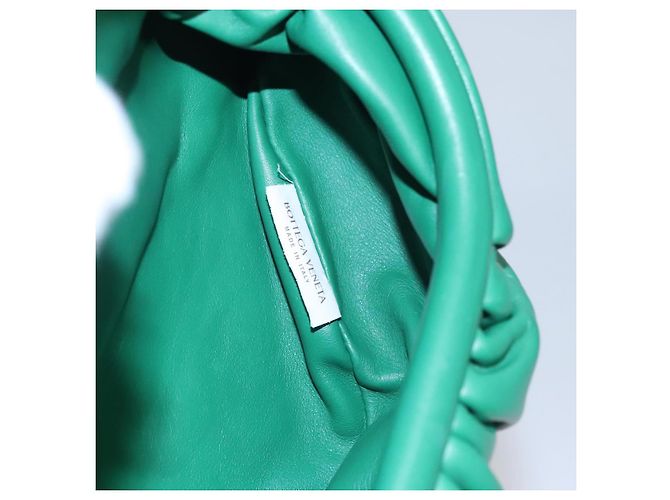 Autre Marque Borsa a Spalla in Pelle Bottega Veneta con Catena Verde Auth EC599V - vista 18