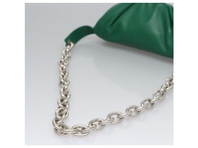 Autre Marque Borsa a Spalla in Pelle Bottega Veneta con Catena Verde Auth EC599V - vista 7