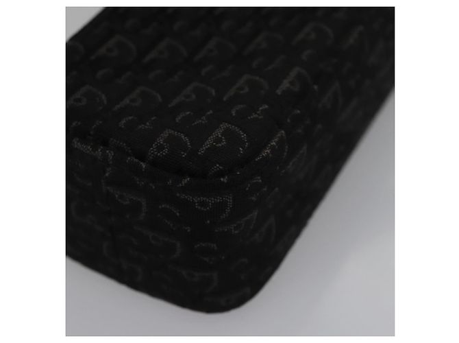 Pochette a spalla in tela Trotter Christian Dior nera Auth EC611V Nero - vista 14