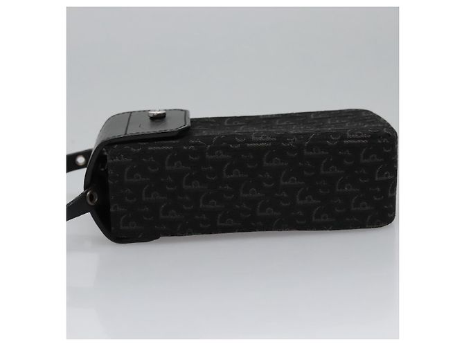 Pochette a spalla in tela Trotter Christian Dior nera Auth EC611V Nero - vista 4