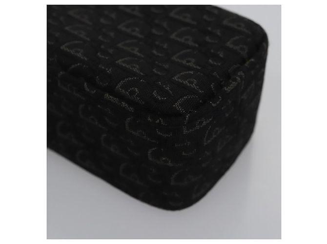 Pochette a spalla in tela Trotter Christian Dior nera Auth EC611V Nero - vista 9