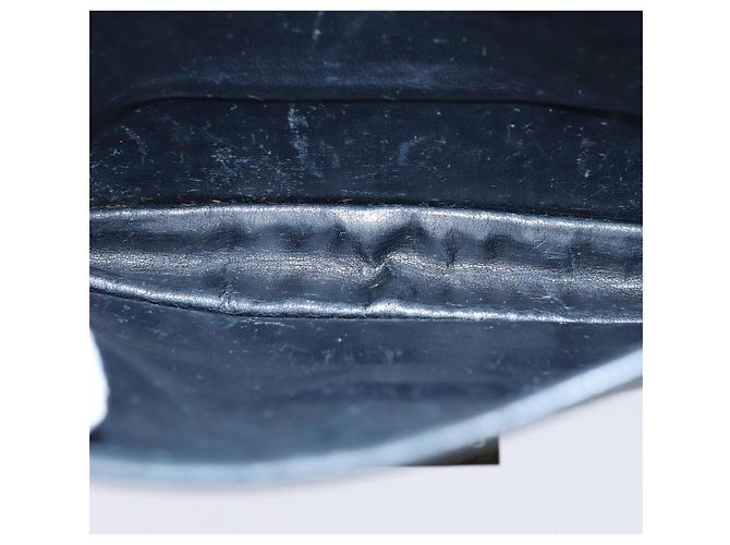 Céline Clutch in tela Macadam C di CELINE in blu Auth bs14643 Blu navy - vista 14